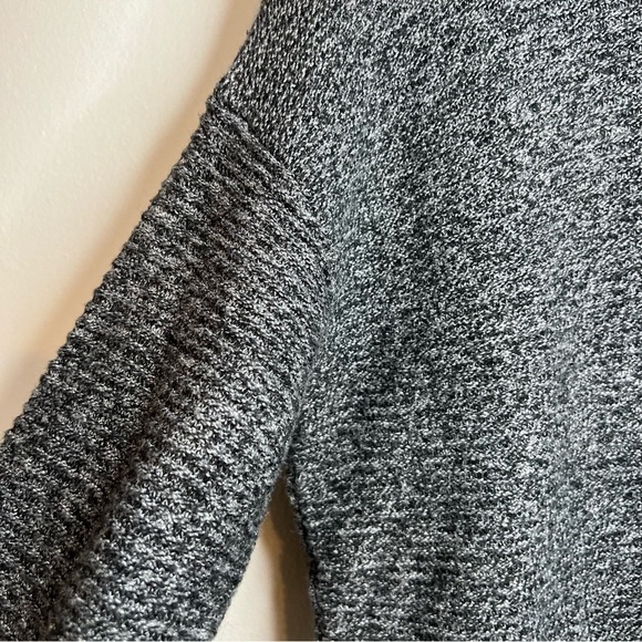 J Jill Pure Jill Women's Pullover Knit Sweater Crew Neck Cotton Nylon Gray Sz M - Picture 5 of 10